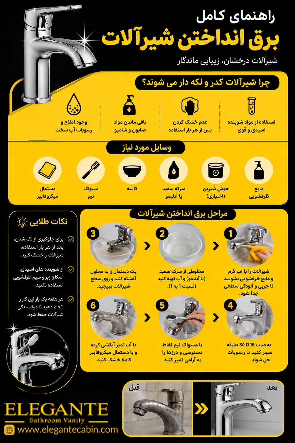 برق انداختن شیرآلات
