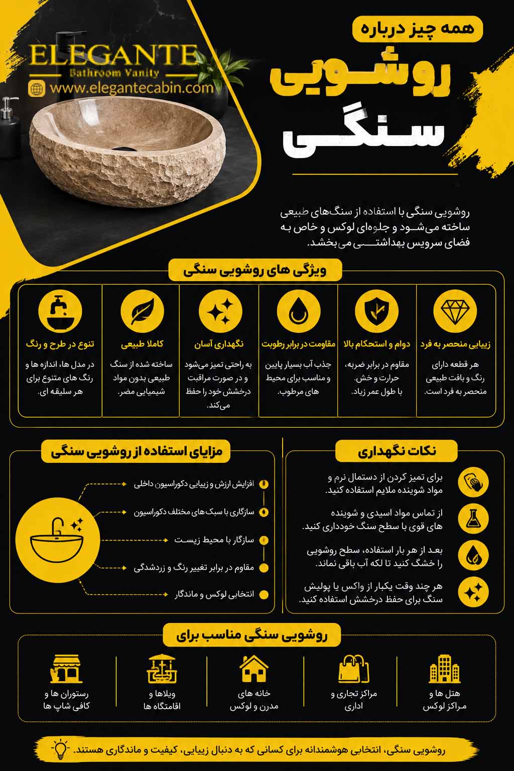 روشویی سنگی