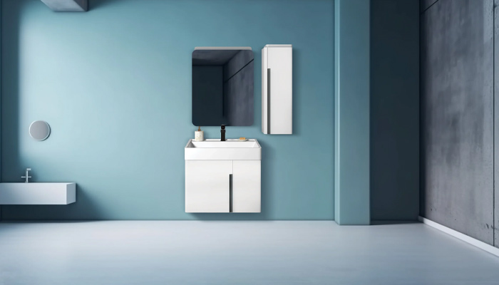چگونه از فضای خالی زیر روشویی کابینتی استفاده کنیم؟